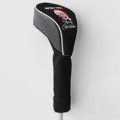 WENS U VROLIJK KERSTFEEST GOLFHEADCOVER (Schuin)
