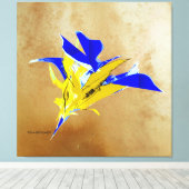 Wensbloem Canvas Afdruk (Insitu (Houten vloer))