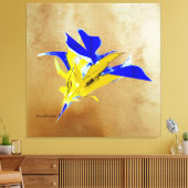 Wensbloem Canvas Afdruk (Insitu (Woonkamer))