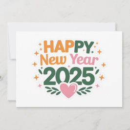 Wensen die blijven: Nieuwjaarswensen 2025 Holiday  Feestdagenkaart