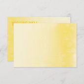 WENSEN GOED KAART :: ombre waterverf geel (Voorkant / Achterkant)