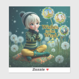 Wensen in de Wind Sticker