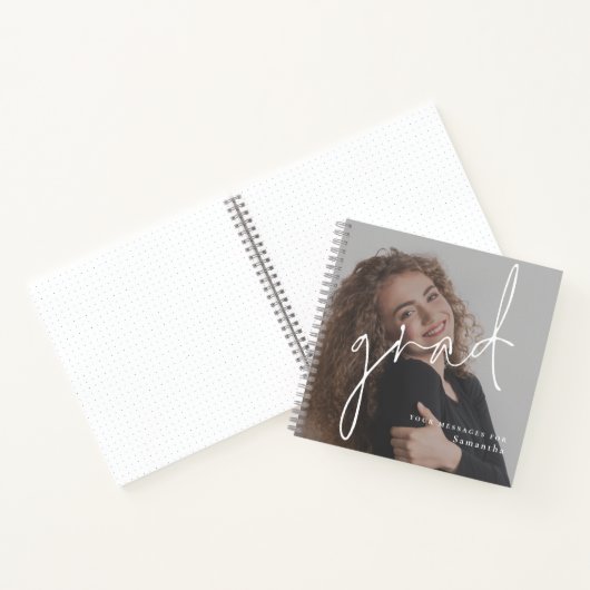 Wensen voor Afstudeerder Script Photo Overlay Gues Notitieboek (Binnen)