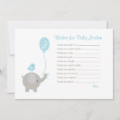 Wensen voor Baby Advies Kaarten (Elephant Boys) (Voorkant)