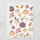 Wensen voor Baby, Herfst Baby Wensen Kaart (Achterkant)