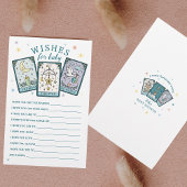 Wensen voor Baby Tarot Baby shower spel Flyer