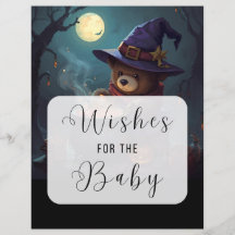 Wensen voor de baby bord