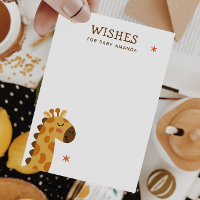 Wensen voor de baby | Cute Safari Giraffe Baby Sho