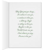 Wensen voor St. Patrick's Day Rozen Vintage Religi (Binnen (Rechts))