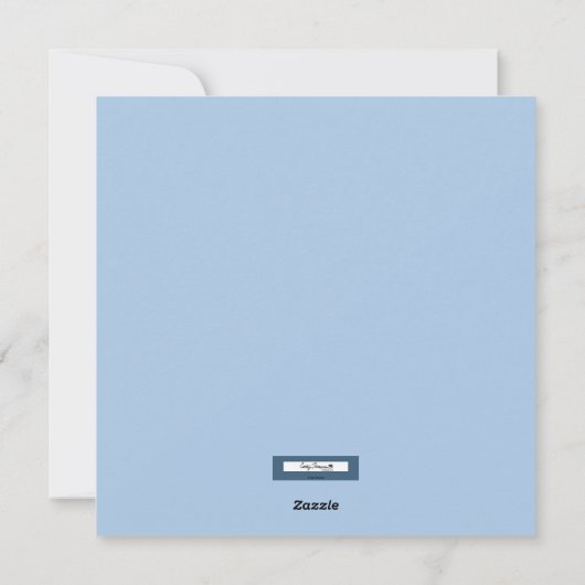 Wensen wij u een seizoen vol glans en vreugde feestdagenkaart (Achterkant)