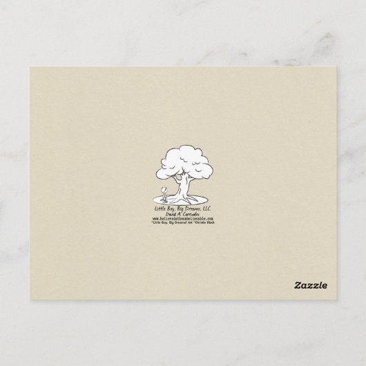 Wensen zijn hoop en dromen Briefkaart (Achterkant)