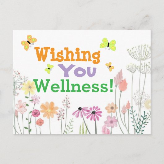 Wensend Beterschap Briefkaart (Voorkant)