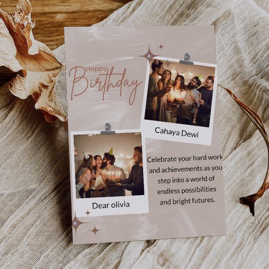 Wensend geluk, liefde en succes kaart