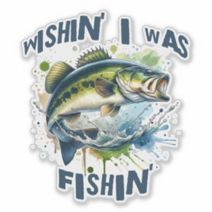 Wensend ik was Gevist Custom-Cut Vinyl Sticker