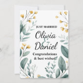 Wensend u een leven lang liefde en geluk kaart (Voorkant)