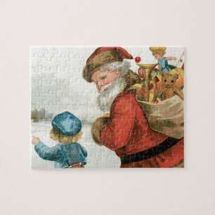 Wensend u kerstvreugde door Ellen Clapsaddle Legpuzzel