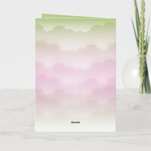 Wensende u Joy en Cheer Christmas Holiday Kaart (Achterkant)