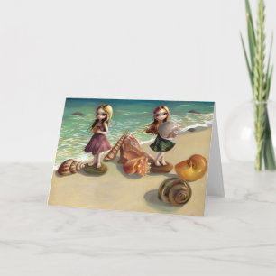 wenskaart "Aan zee" Kaart