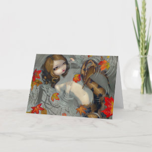 wenskaart "Autumn Mermaid" Kaart