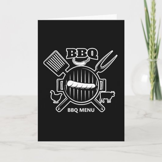 WENSKAART BBQ Menu (Voorkant)