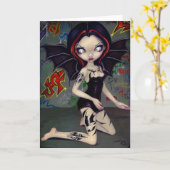 wenskaart "BBT-Tattoos" Kaart (Gele Bloem)