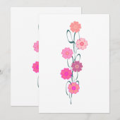 wenskaart bedankkaart (Voorkant / Achterkant)