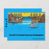 wenskaart briefkaart (Voorkant / Achterkant)