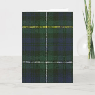 Wenskaart Campbell van Argyll Modern Tartan Kaart