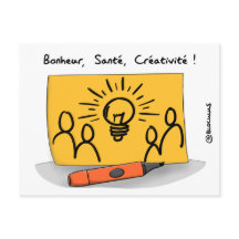 Wenskaart "Creativiteit"