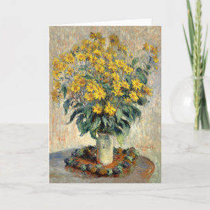 Wenskaart, de Artisjok van Claude Monet Jeruzalem Kaart