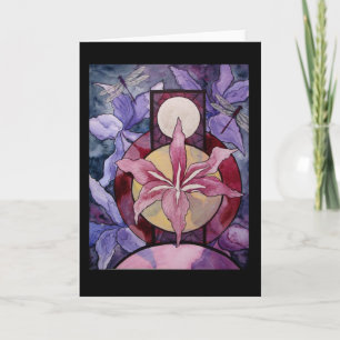 Wenskaart: "De wedergeboorte Kaart