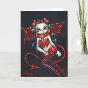 wenskaart "Devilish Fairy" Kaart