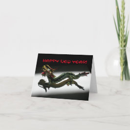 Wenskaart - Dragon Nieuwjaar Feestdagen Kaart