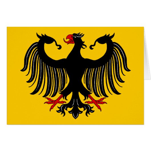 Wenskaart Duitse Eagle (Voorkant Horizontaal)