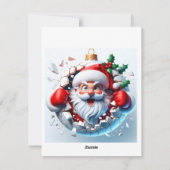 wenskaart feestdagenkaart (Achterkant)