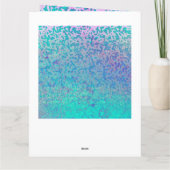 Wenskaart Glitter Star Dust Kaart (Achterkant)