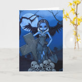 wenskaart "Gravedigger" Kaart (Gele Bloem)