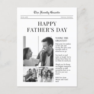 Wenskaart Happy Fathers Day Feestdagenkaart