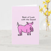 Wenskaart - Het beste van Luck met de Exams! Kaart (Gele Bloem)