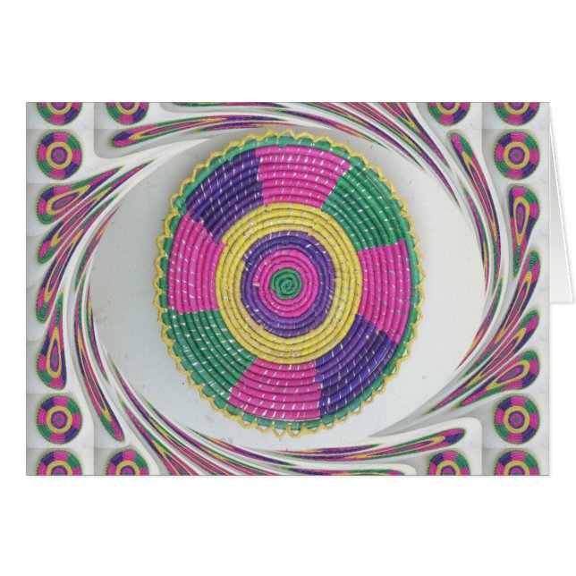 Wenskaart Horizontaal mooi verwonderlijk Afrika (Voorkant Horizontaal)