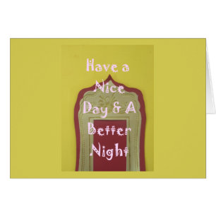 Wenskaart horizontale Sjabloon