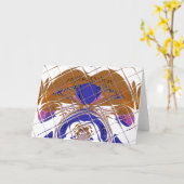 Wenskaart horizontale Sjabloon (Gele Bloem)