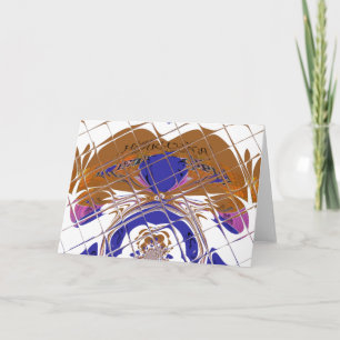 Wenskaart horizontale Sjabloon