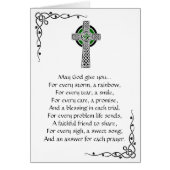 Wenskaart Iers gebed (Voorkant)