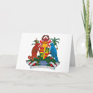 Wenskaart inzake het wapenschild van Grenada Kaart