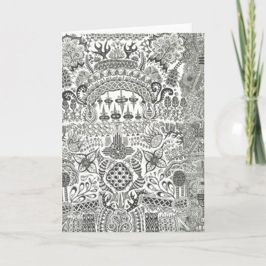 wenskaart kaart (Voorkant)