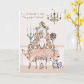 Wenskaart Kaart (Gele Bloem)