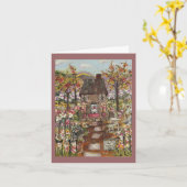 wenskaart kaart (Gele Bloem)