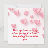 Wenskaart Kaart (Achterkant)