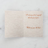  Wenskaart Kaart (Binnen)